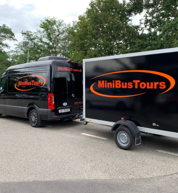 Minibus remorque